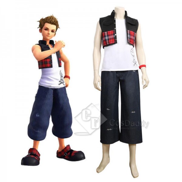 Kingdom Hearts III 3 Hayner Cosplay Costume