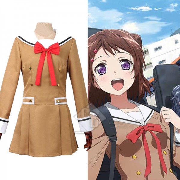 BanG Dream ! Poppin'Party Tae Hanazono Uniform Cos...