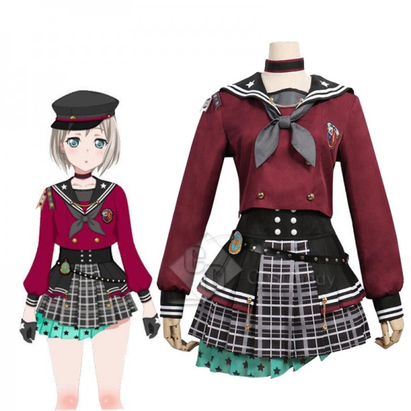 BanG Dream Afterglow Lost One Aoba Moca Dress Cosp...