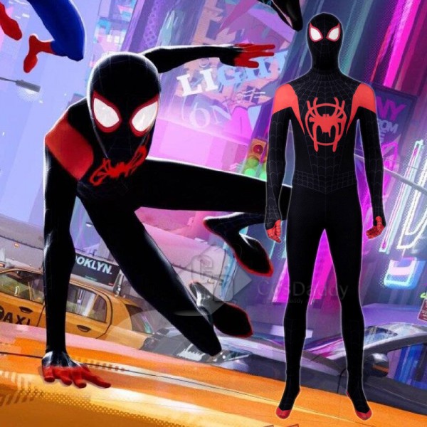 Spider-Man: Into the Spider-Verse Miles Morales Jumpsuit Cosplay Cosplay