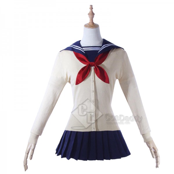 My Hero Academia Himiko Toga Shool Sweater Cardigan Uniform JK Cosplay Costume