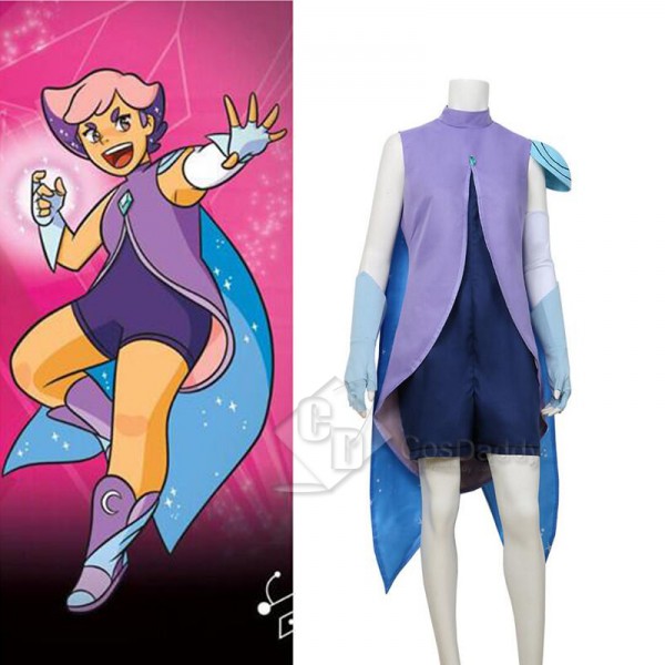 Free Shipping Cosplay Costume She-Ra And The Princess Of Power Entrapta Uni...