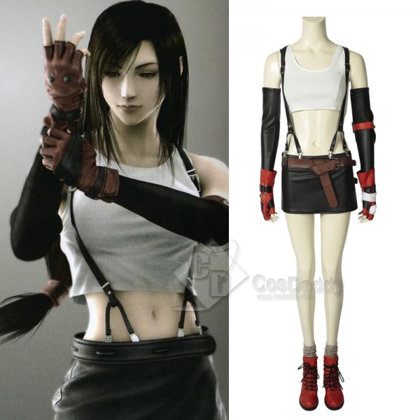 Final Fantasy VII FF7 Tifa Lockhart Cosplay Costume