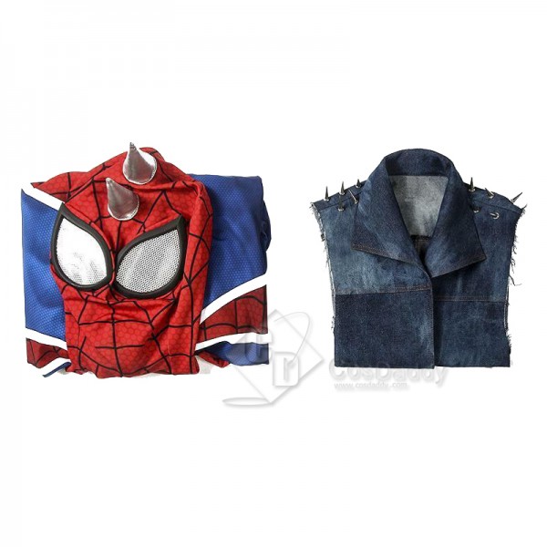 Marvel’s Spider-Man Spider-Punk Spiderman Punk Rock Cosplay Costume