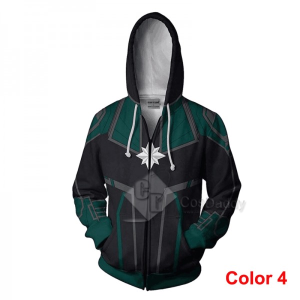 2019 Captain Marvel Carol Danvers 3D Printed Hoodie