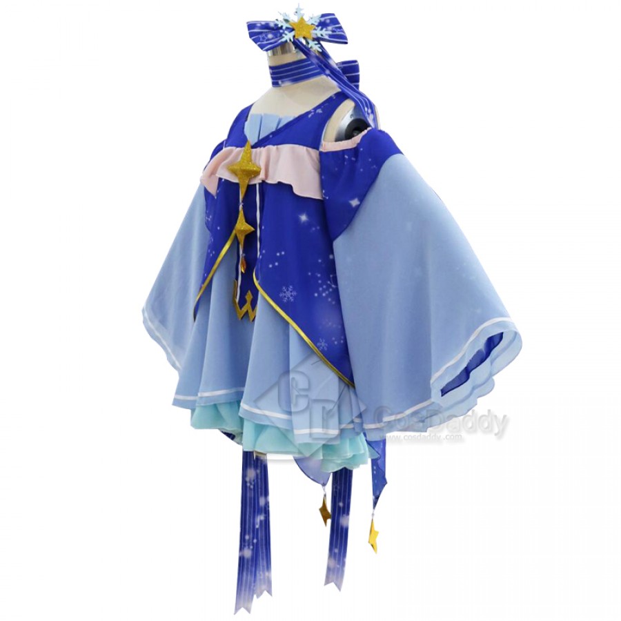 Vocaloid Hatsune Miku Snow Miku Cosplay Costume