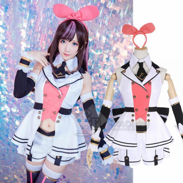 YouTuber Channel Virtual Kizuna AI Uniform Dress C...