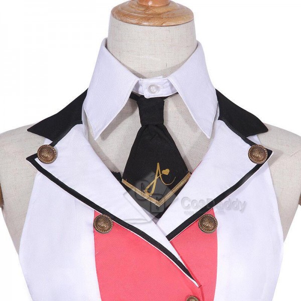 YouTuber Channel Virtual Kizuna AI Uniform Dress Cosplay Costume