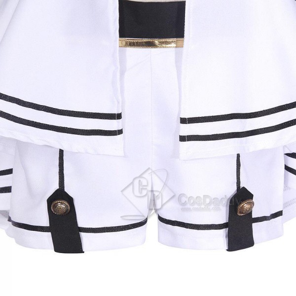 YouTuber Channel Virtual Kizuna AI Uniform Dress Cosplay Costume