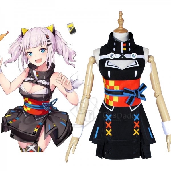 Virtual YouTuber Kizuna AI Kaguya Luna Cosplay Costume