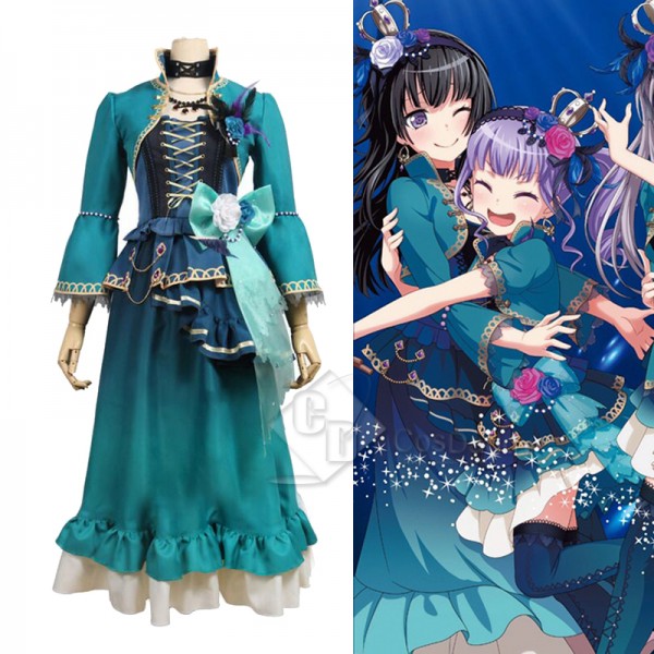 BanG Dream ! Roselia Shirokane Rinko Cosplay Costume