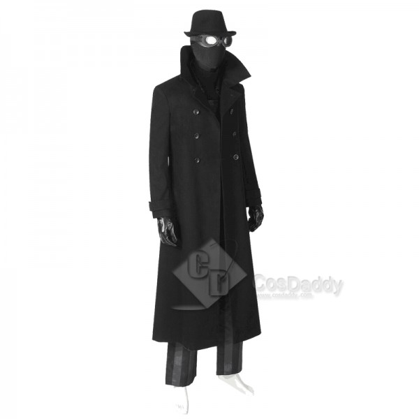 Spider-Man: Into the Spider-Verse Spider-Man Noir Peter Parker Coat Cosplay Costume