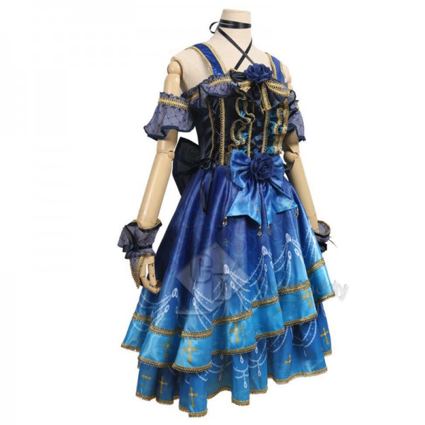 BanG Dream Roselia 4th Single Lisa Imai Dress Cosplay Costume