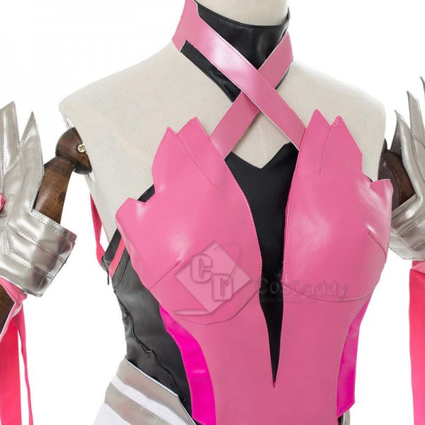 Overwatch OW Pink Mercy Angela Cosplay Costume