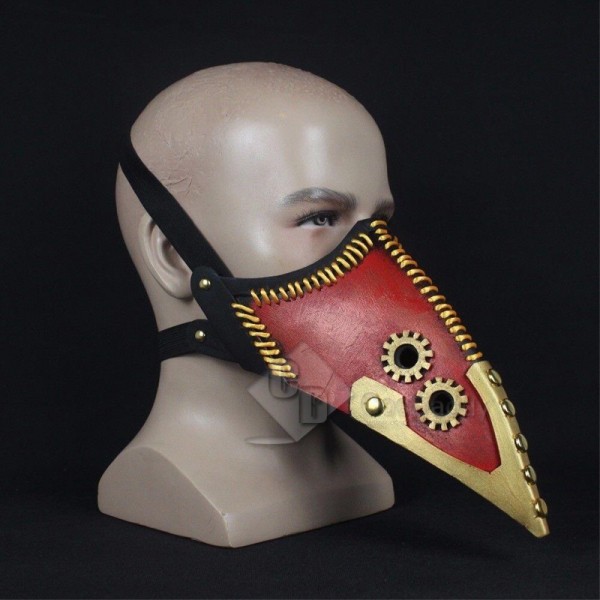 My Hero Academia Overhaul Mask Crow Mouth Plague Doctor Cosplay Props