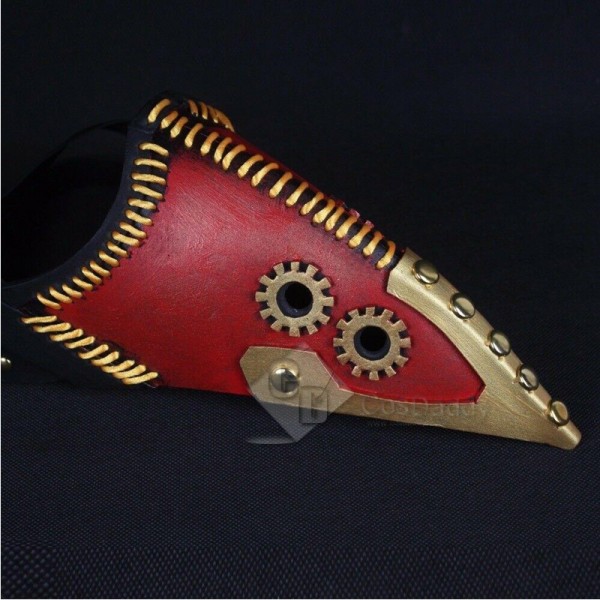 My Hero Academia Overhaul Mask Crow Mouth Plague Doctor Cosplay Props