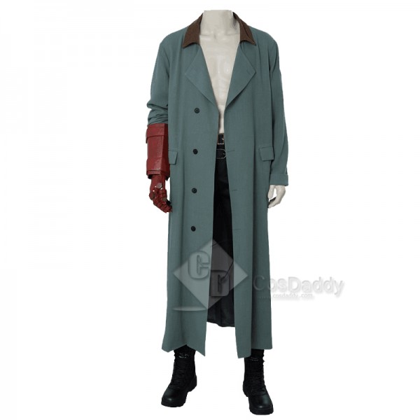 Hellboy: Rise of the Blood Queen Hellboy Anung Un Rama Trench Coat Cosplay Costume