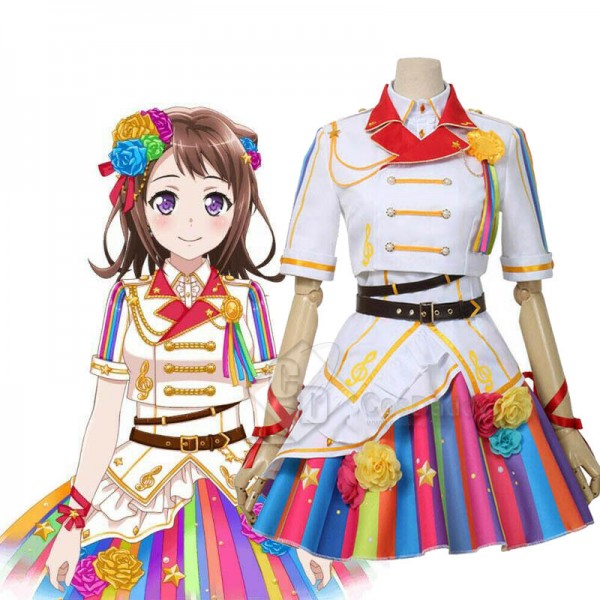 BanG Dream! Poppin’Party 9th Single Toyama Kasumi Cosplay Costume