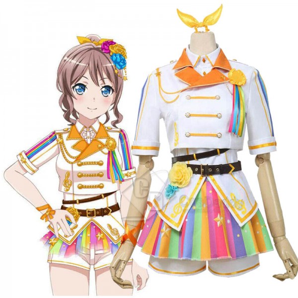 BanG Dream! Poppin’Party 9th Single Yamabuki Saya Cosplay Costume