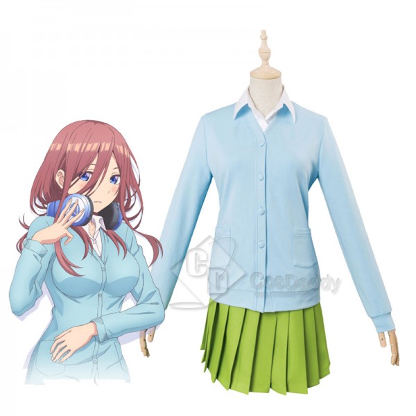 The Quintessential Quintuplets Nakano Miku Cosplay Costume