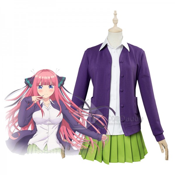 The Quintessential Quintuplets Nakano Nino Cosplay Costume