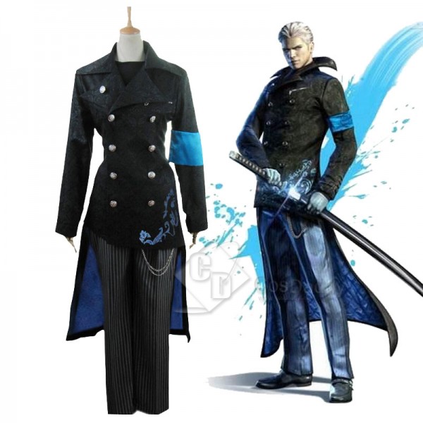 Devil May Cry 5 DMC5 Vergil Cosplay Costume