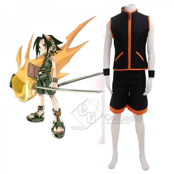 Shaman King Yoh Asakura Battle Suit Cosplay Costum...