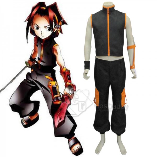 Shaman King Yoh Asakura Battle Suit Trousers Version Cosplay Costume