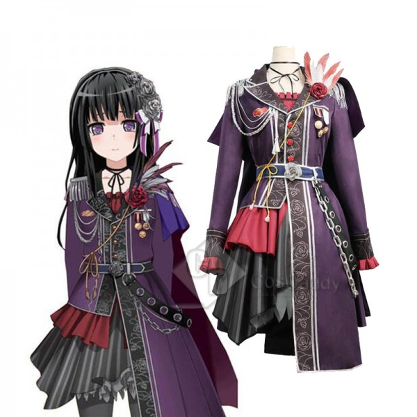 BanG Dream! Roselia 3th live Shirokane Rinko Cosplay Costume