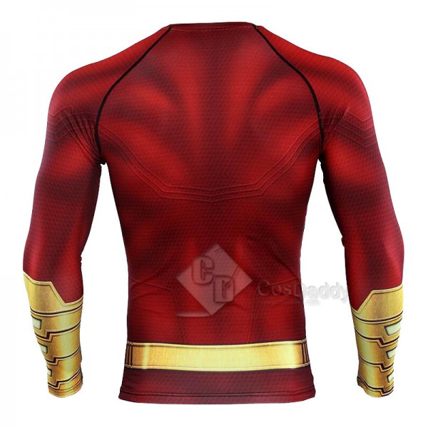 Shazam Billy Batson Captain Marvel 3D Printed T Shirt Cosplay Costume