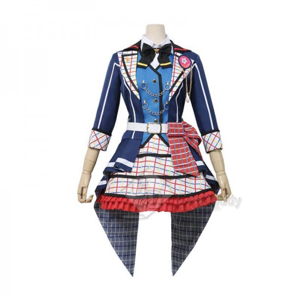 BanGDream! 7thLIVE Poppin'Party Toyama Kasumi Cosplay Costume