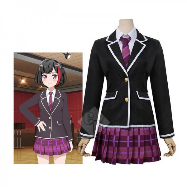 BanG Dream! Mitake Ran School Winter Uniform Cospl...