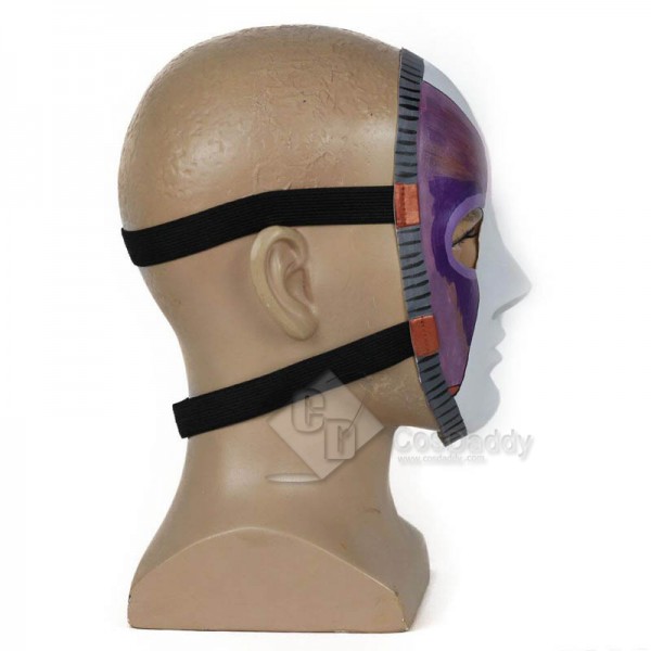 Game Sally Face Mask Cosplay Props White and Purple