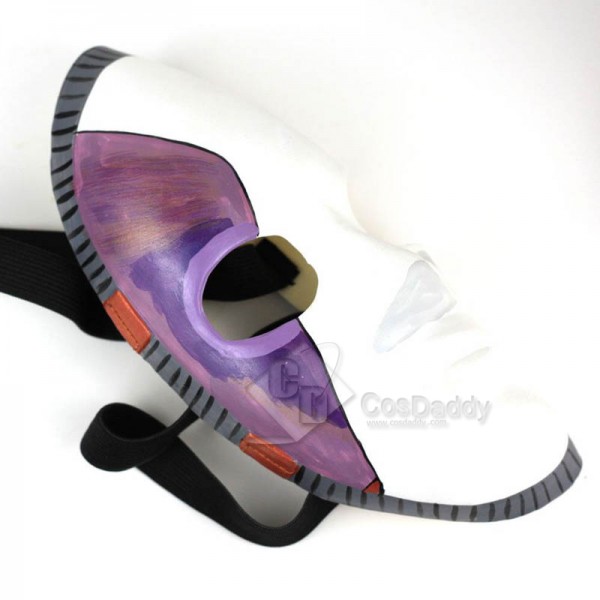 Game Sally Face Mask Cosplay Props White and Purple