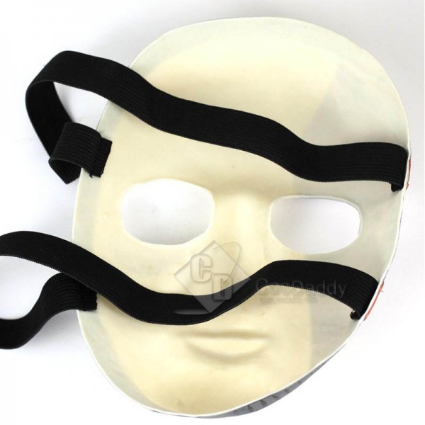 Game Sally Face Mask Cosplay Props White and Purple