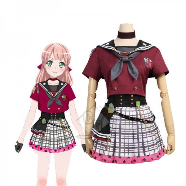 BanGDream Afterglow LostOne Uehara Himari Cosplay Costume