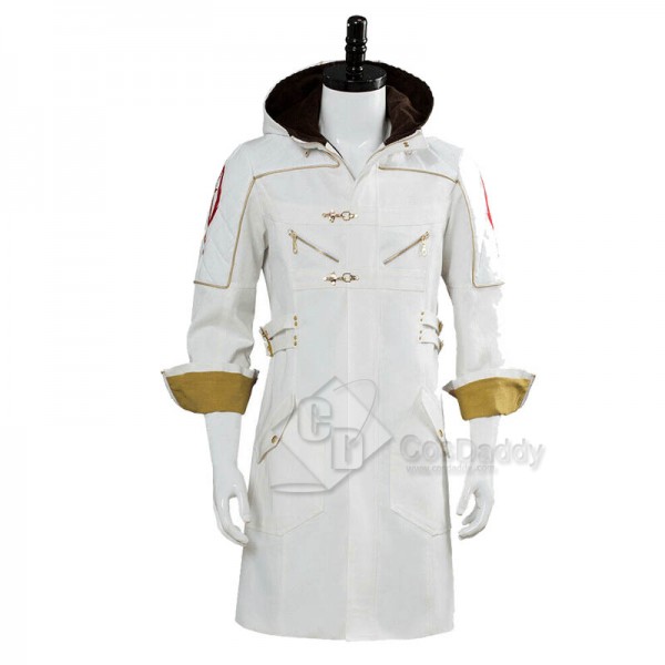 Devil May Cry 5 DMC 5 Nero Jacket DLC White Coat Cosplay Costume
