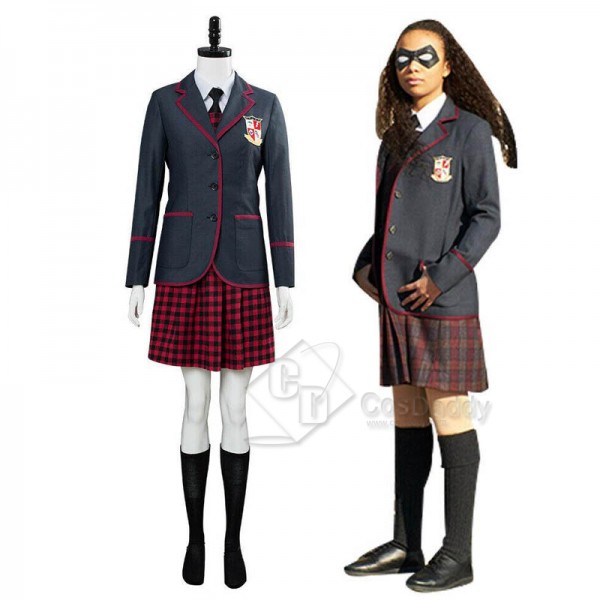 The Umbrella Academy Girl's School Uniform Cosplay Costume