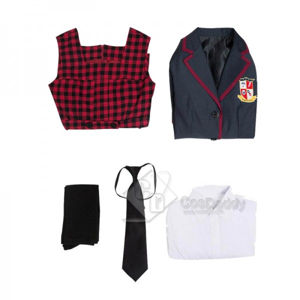 The Umbrella Academy Girl's School Uniform Cosplay Costume