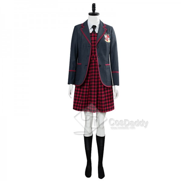 The Umbrella Academy Girl's School Uniform Cosplay Costume