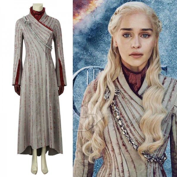 Game of Thrones Season 8 Daenerys Targaryen Cosplay Costume