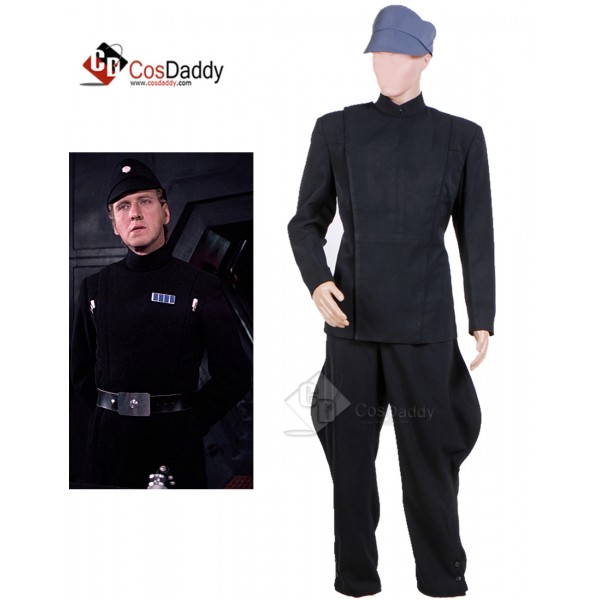 Star Wars Imperial Officer Uniform Cosplay Costume Black Version