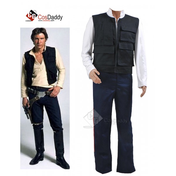 Star Wars ANH A New Hope Han Solo Cosplay Costume