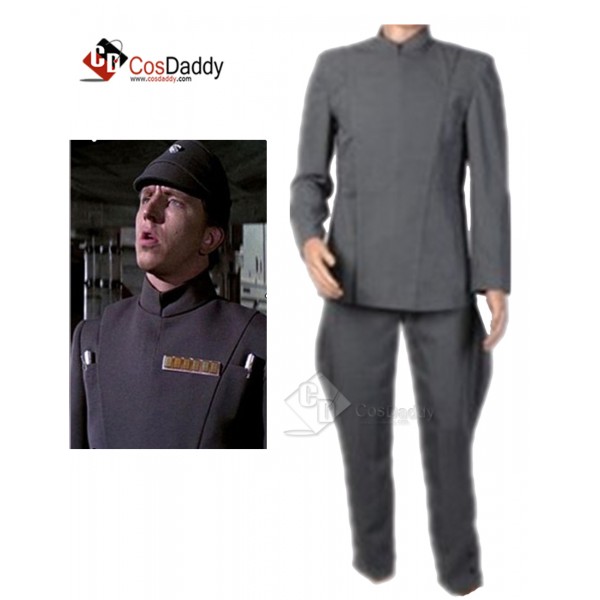 Star Wars Imperial Officer Uniform Grey Cosplay Costume 
