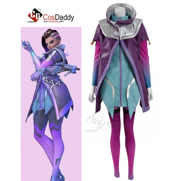 Cosdaddy Overwatch Sombra Uniform Cosplay Costume