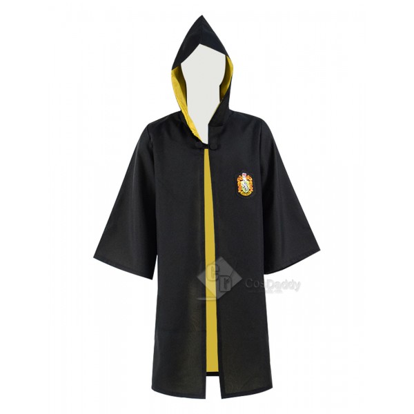 Harry Potter Hufflepuff of Hogwarts Robe Cosplay Costume