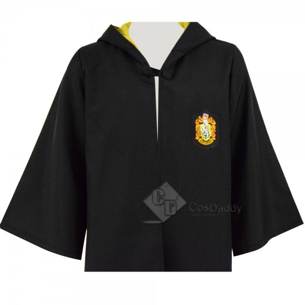 Harry Potter Hufflepuff of Hogwarts Robe Cosplay Costume