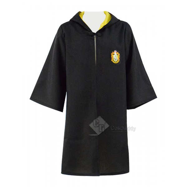 Harry Potter Hufflepuff of Hogwarts Robe Cosplay Costume