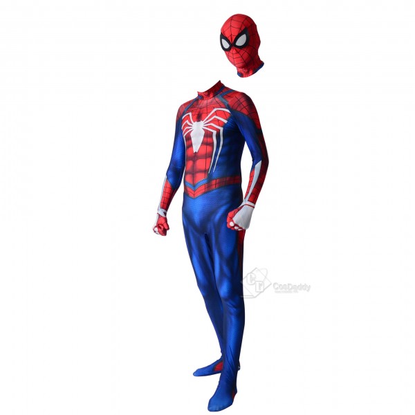 Spiderman ps4 Advanced Suits Halloween Spider Man Lycra Spandex Bodysuit Cosplay Costume