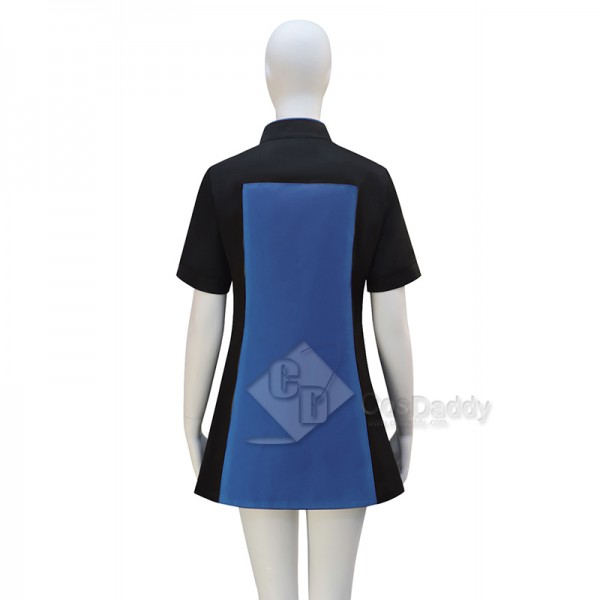 Star Trek The Next Generation Tng Skant Blue Uniform Cosplay Costume Halloween Suit